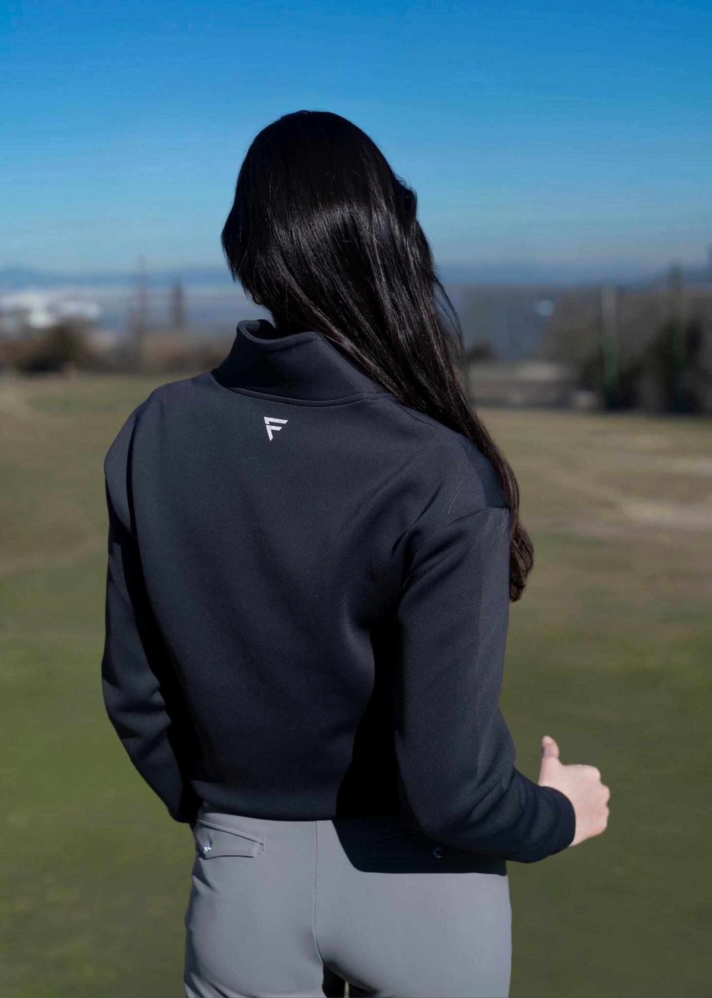 winley dames golftrui – Zacht, stretchy, quick-dry half-zip 4/4