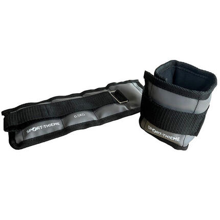 Gewichtsmanschetten Allround 0,5 kg, Schwarz-Grau Fitness / Krafttraining