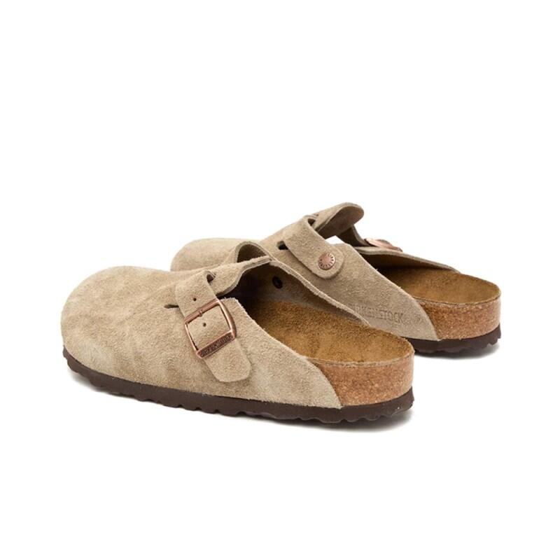 Socos Mulher Birkenstock Boston Leve Bege 4/4