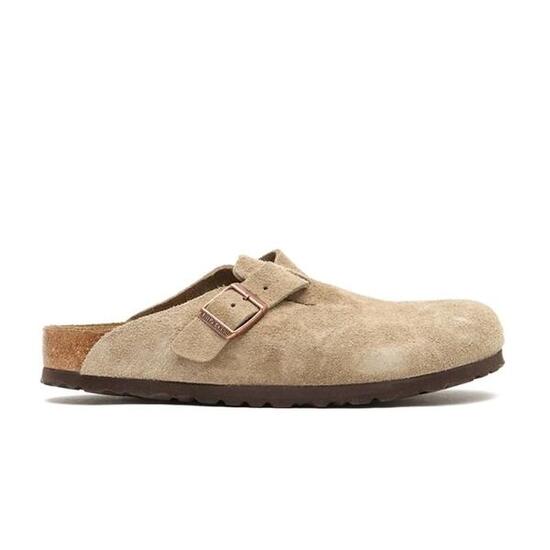 Clogs Damen Birkenstock Boston Leve Beige