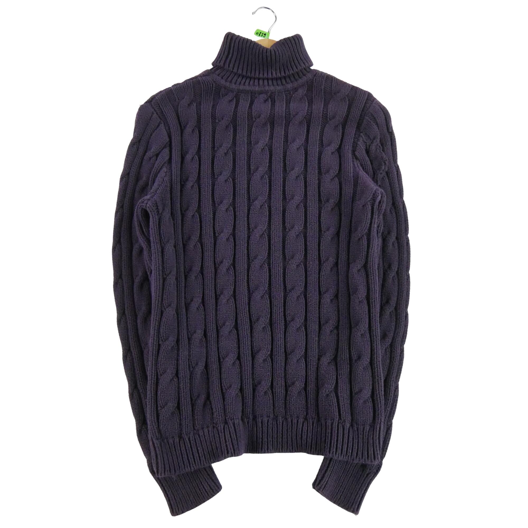 RALPH LAUREN Reconditionné - Pull Femme col roulé Violet - Très Bon État