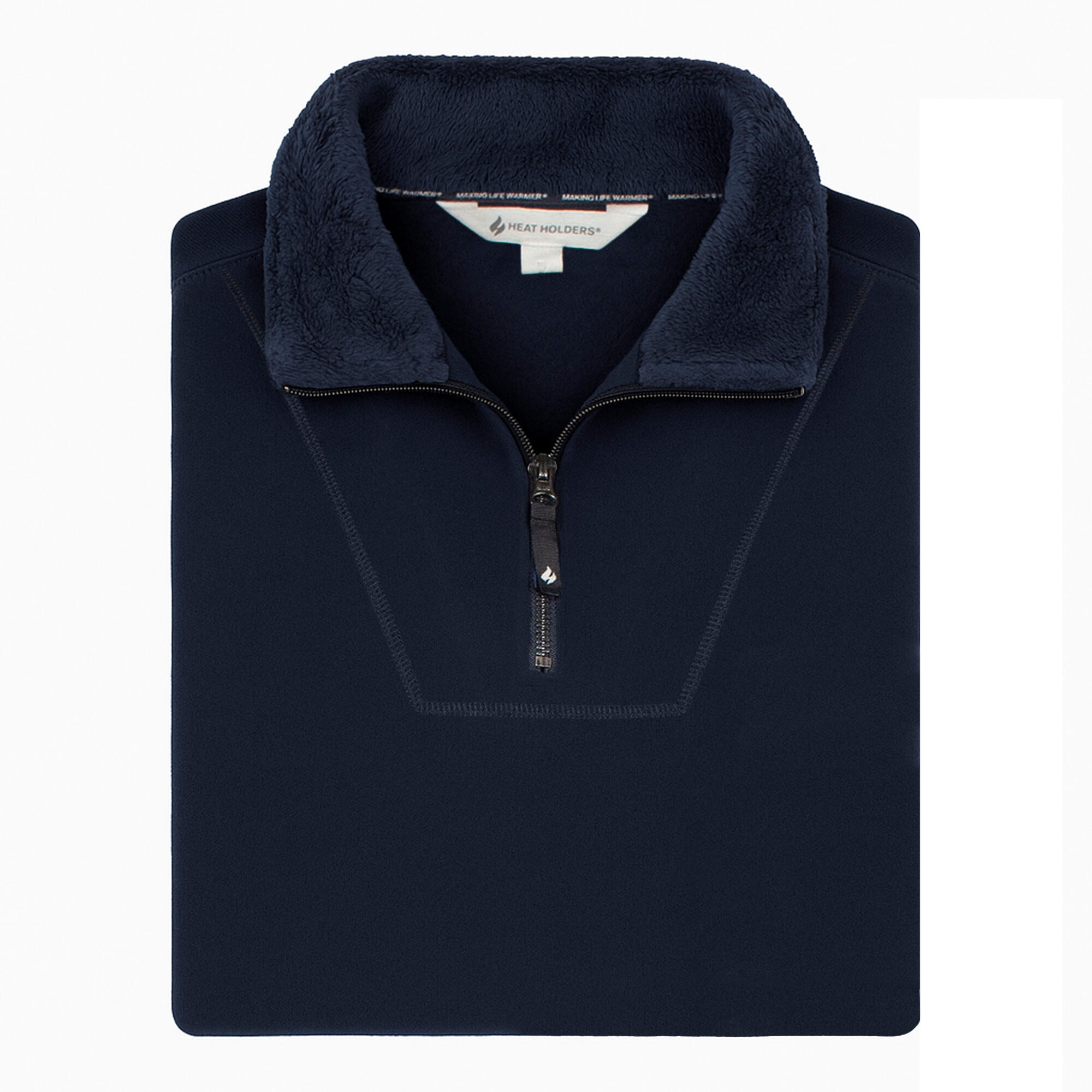 Heat Holders - Herren Thermo Fleece 1/4 Zip Pullover warm weich bequem 2/6