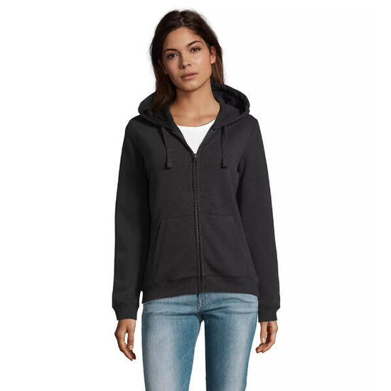 Sweatshirt mit Reißverschluss, Damen Sol's Spike