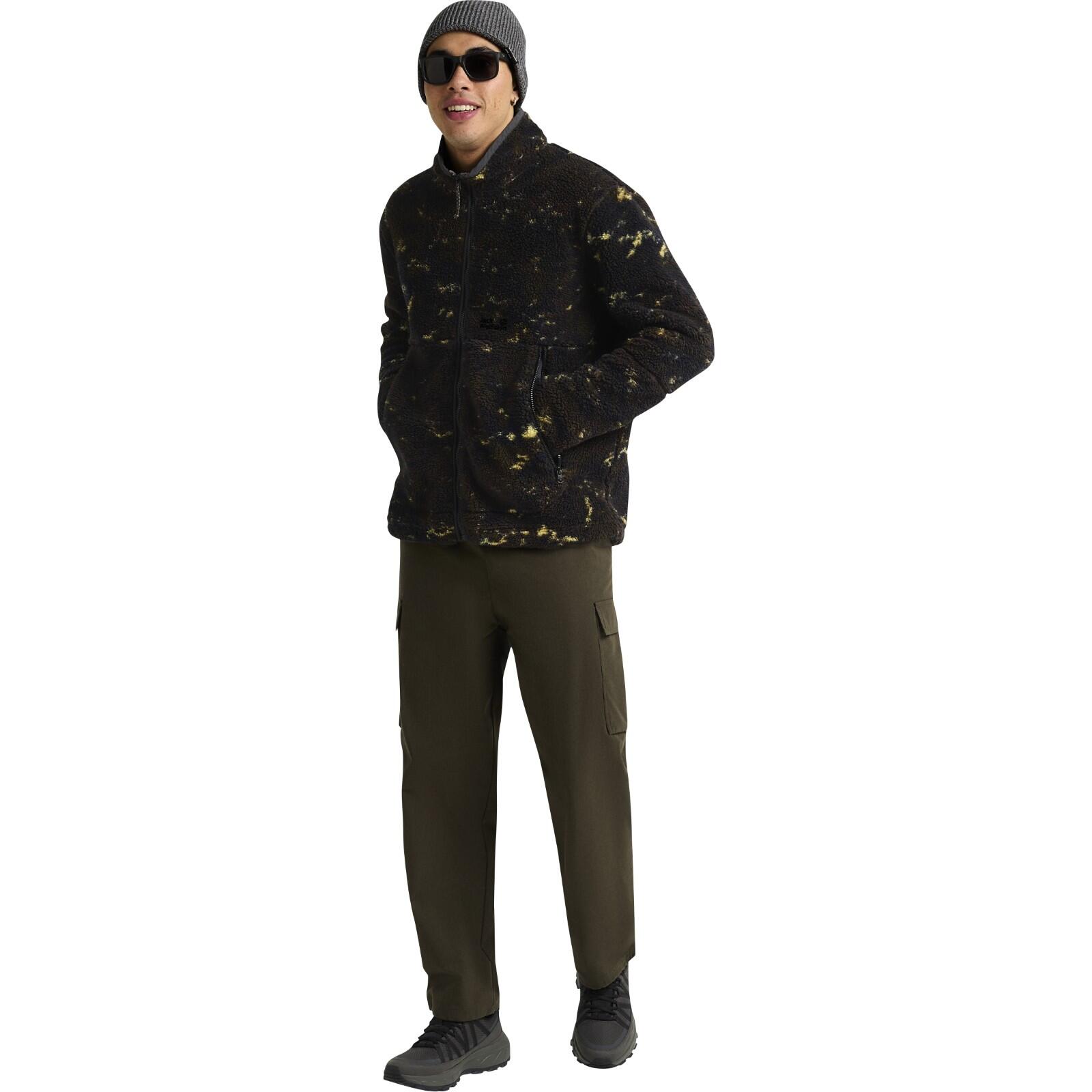 Felpa da trekking uomo Jack Wolfskin Stone Lite Aop 3/7