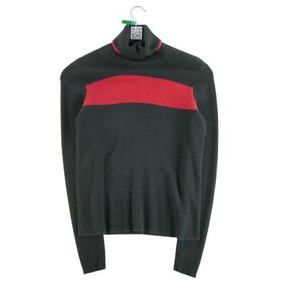Tweedehands - dames rode coltrui sweater - zeer goede staat