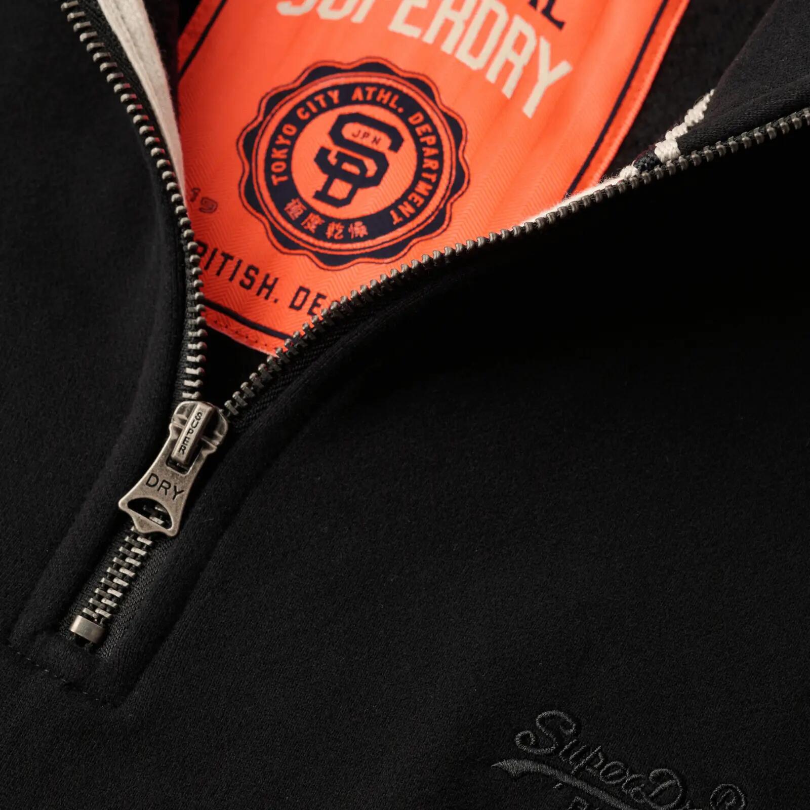 Sweatshirt mit Reißverschlusskragen Superdry Essential Logo Henley 3/6
