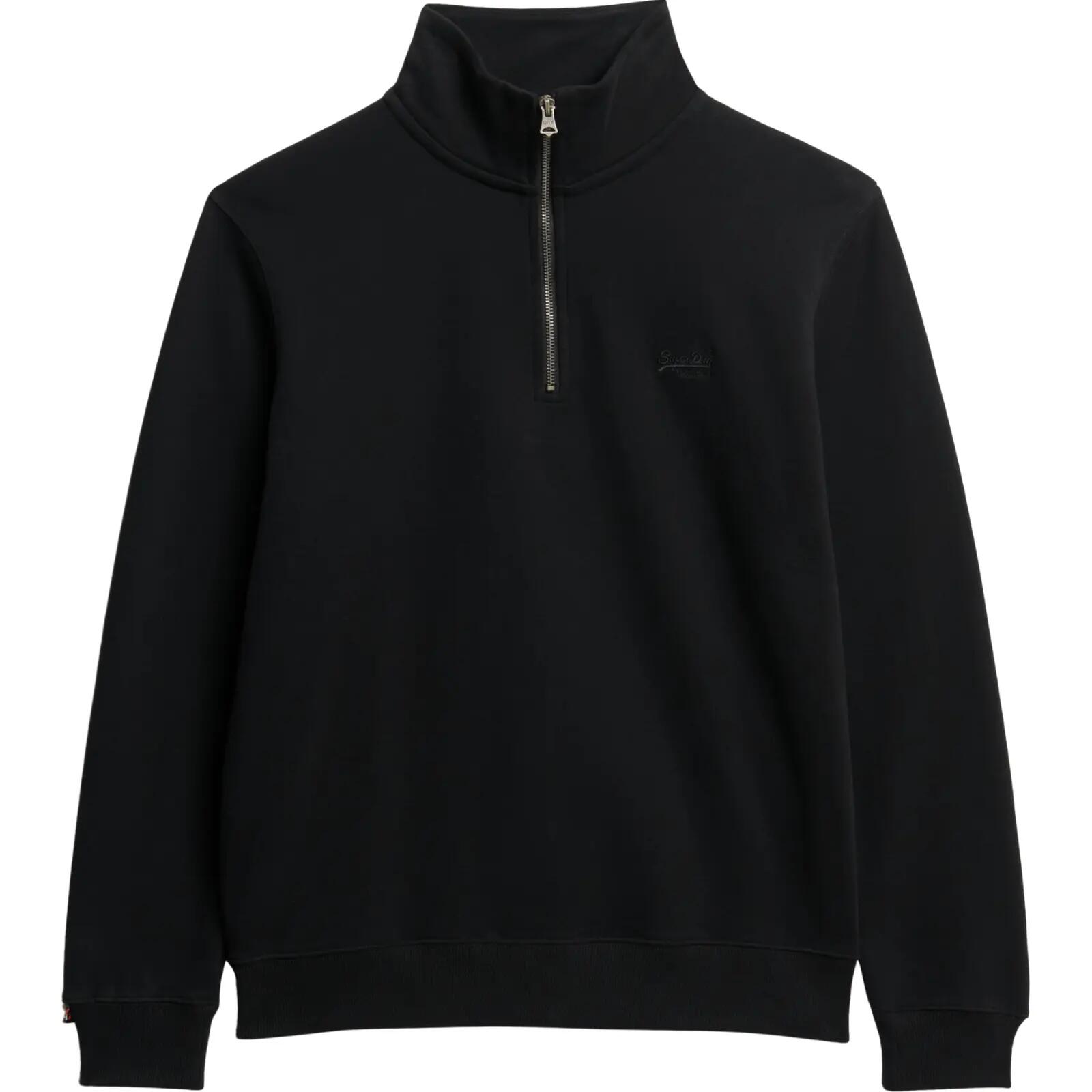 Sweatshirt mit Reißverschlusskragen Superdry Essential Logo Henley 5/6