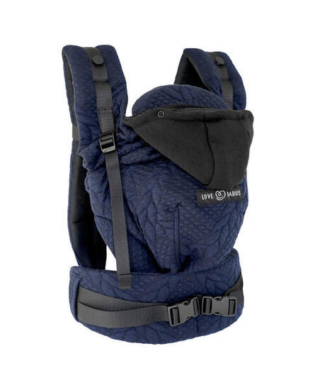 Porte-bébé HoodieCarrier 2 - Bleu Moelleux