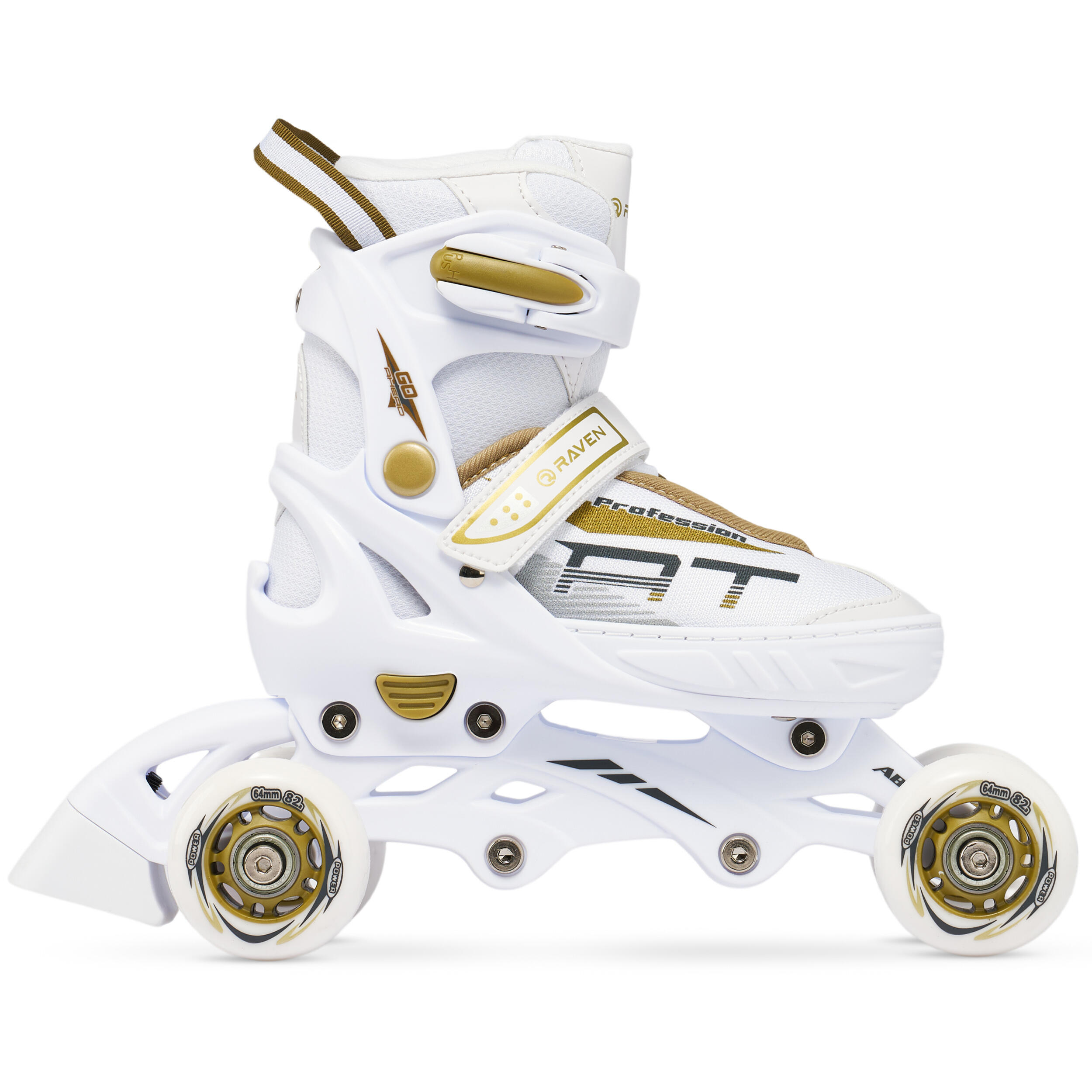 Patins de rodas Patins ajustáveis 4 em 1 Raven Profession 6/7