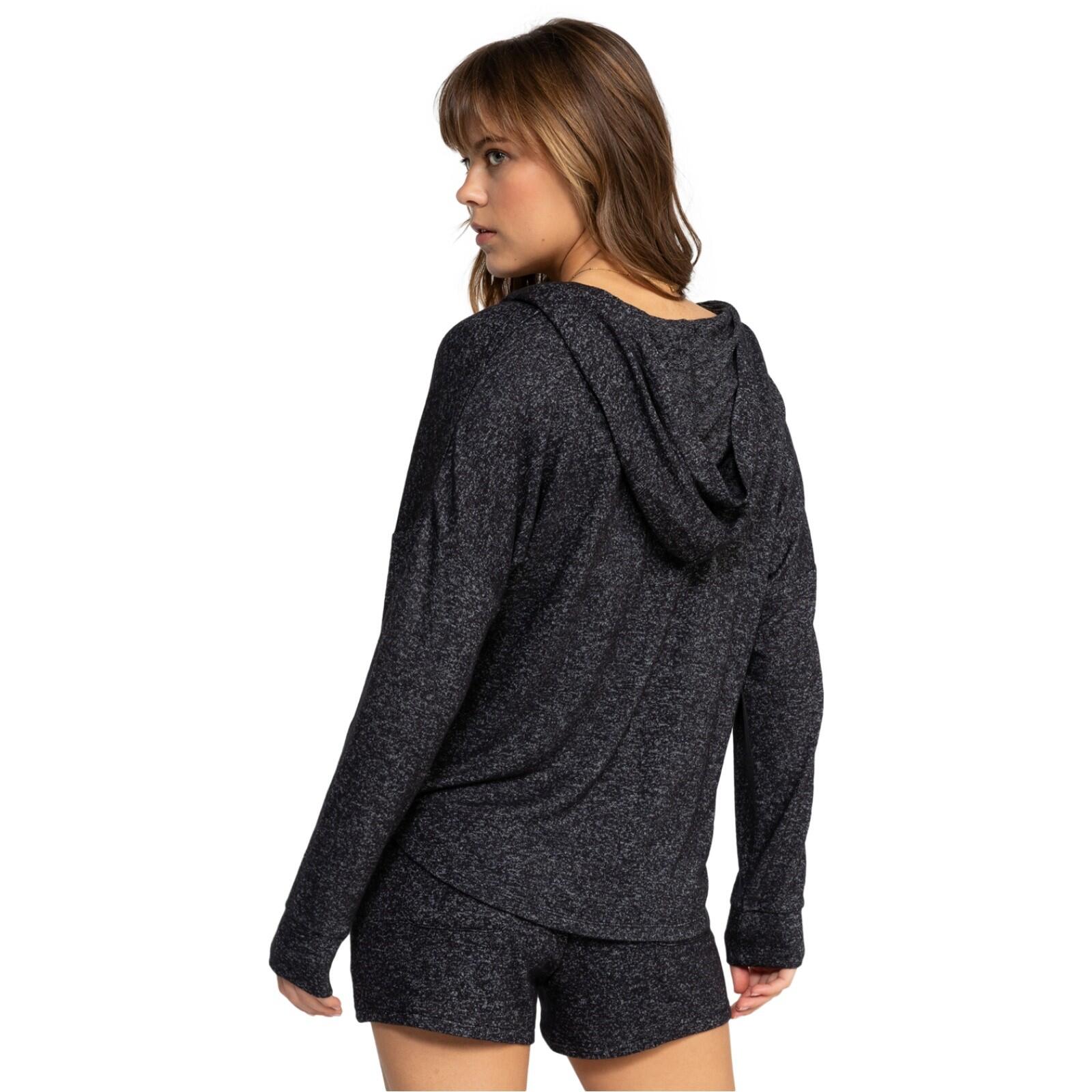Roxy Saturdaze Cosy Hoodie-Anthracite 5/5