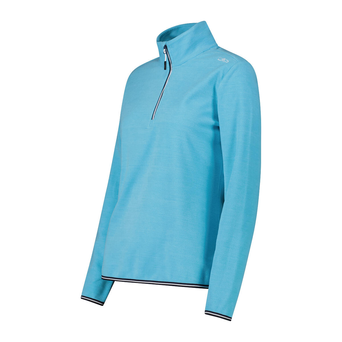 Polaire 1/2 zip en jersey chiné femme CMP 3/4