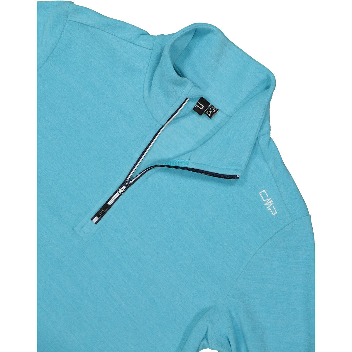 Polaire 1/2 zip en jersey chiné femme CMP 4/4