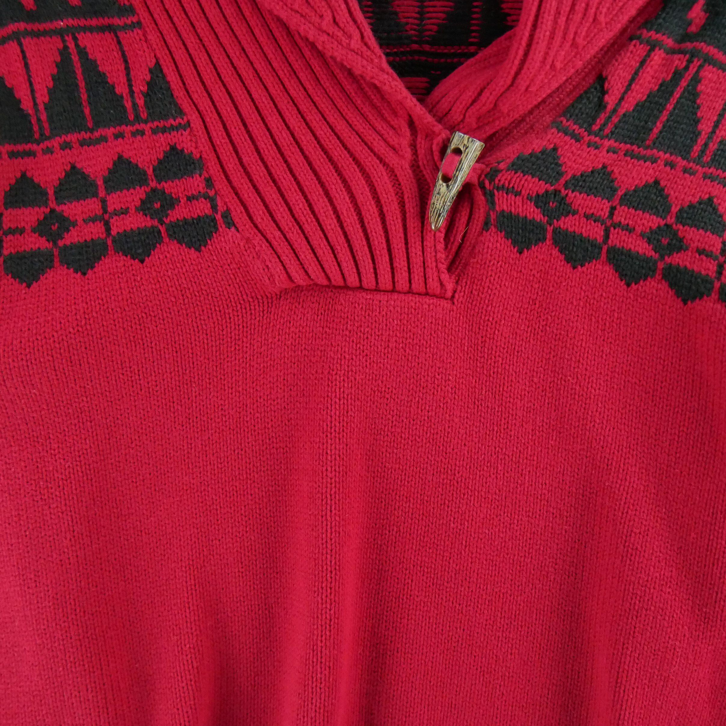 Reconditionné - Pull Femme Rouge - Bon État 3/7