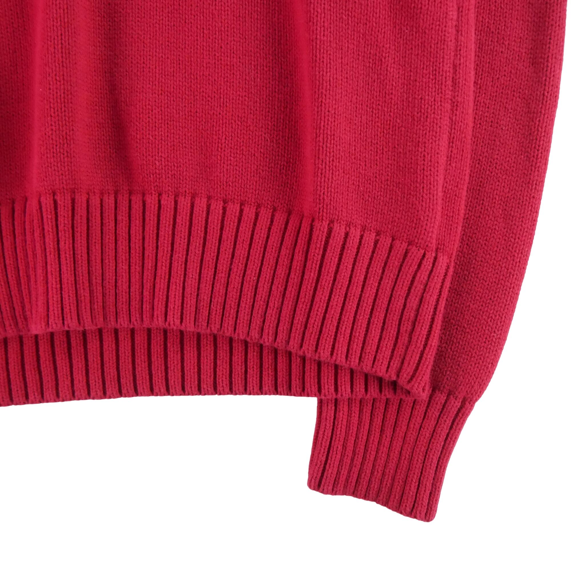 Reconditionné - Pull Femme Rouge - Bon État 4/7