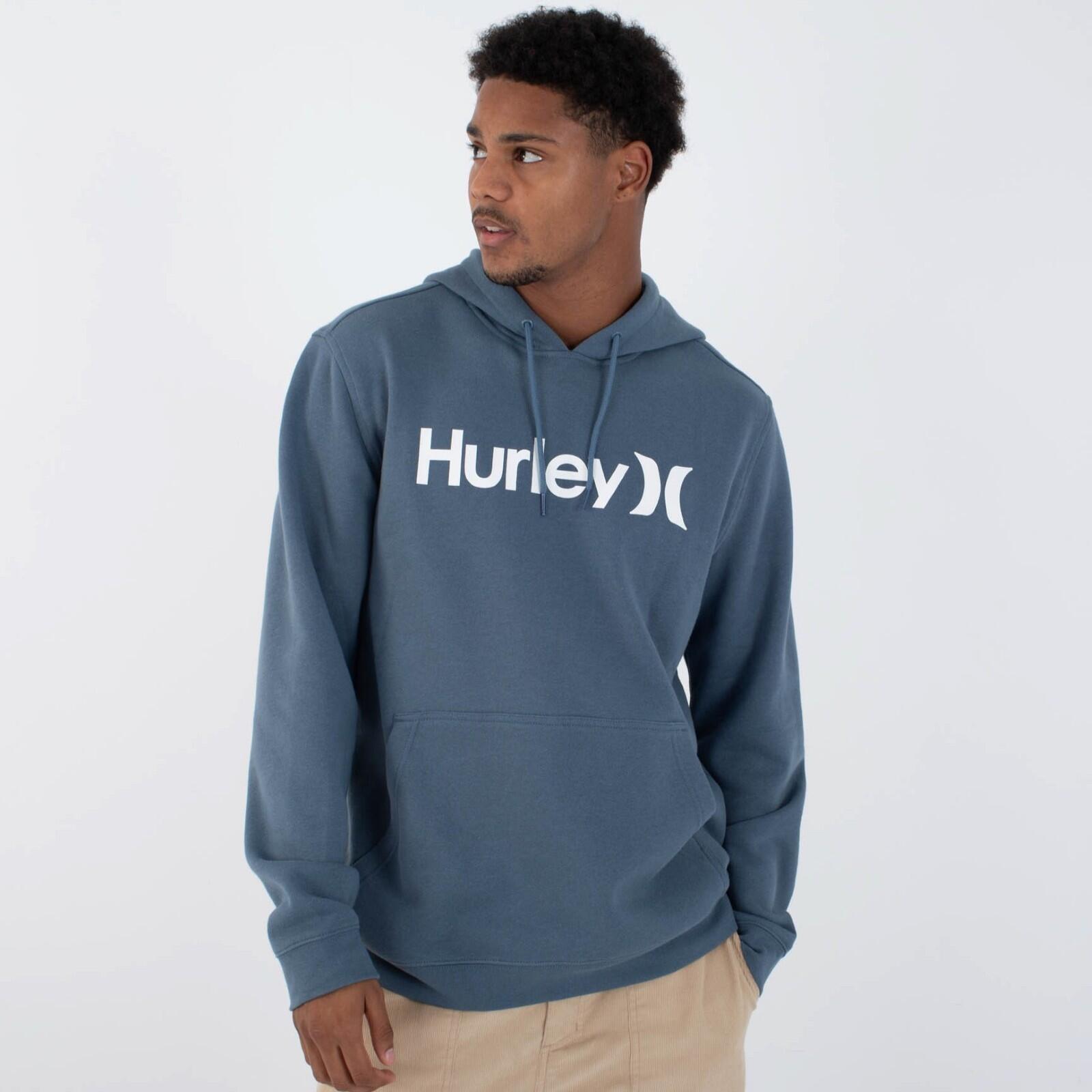 Hurley One & Only Solid Hoodie-Grey Teal | Decathlon