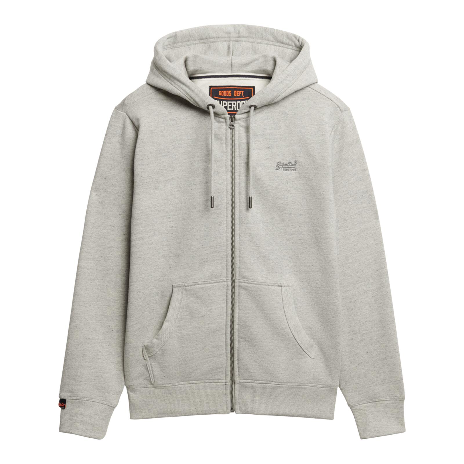 Sweat Zippé Gris Homme Superdry Essential 4/4