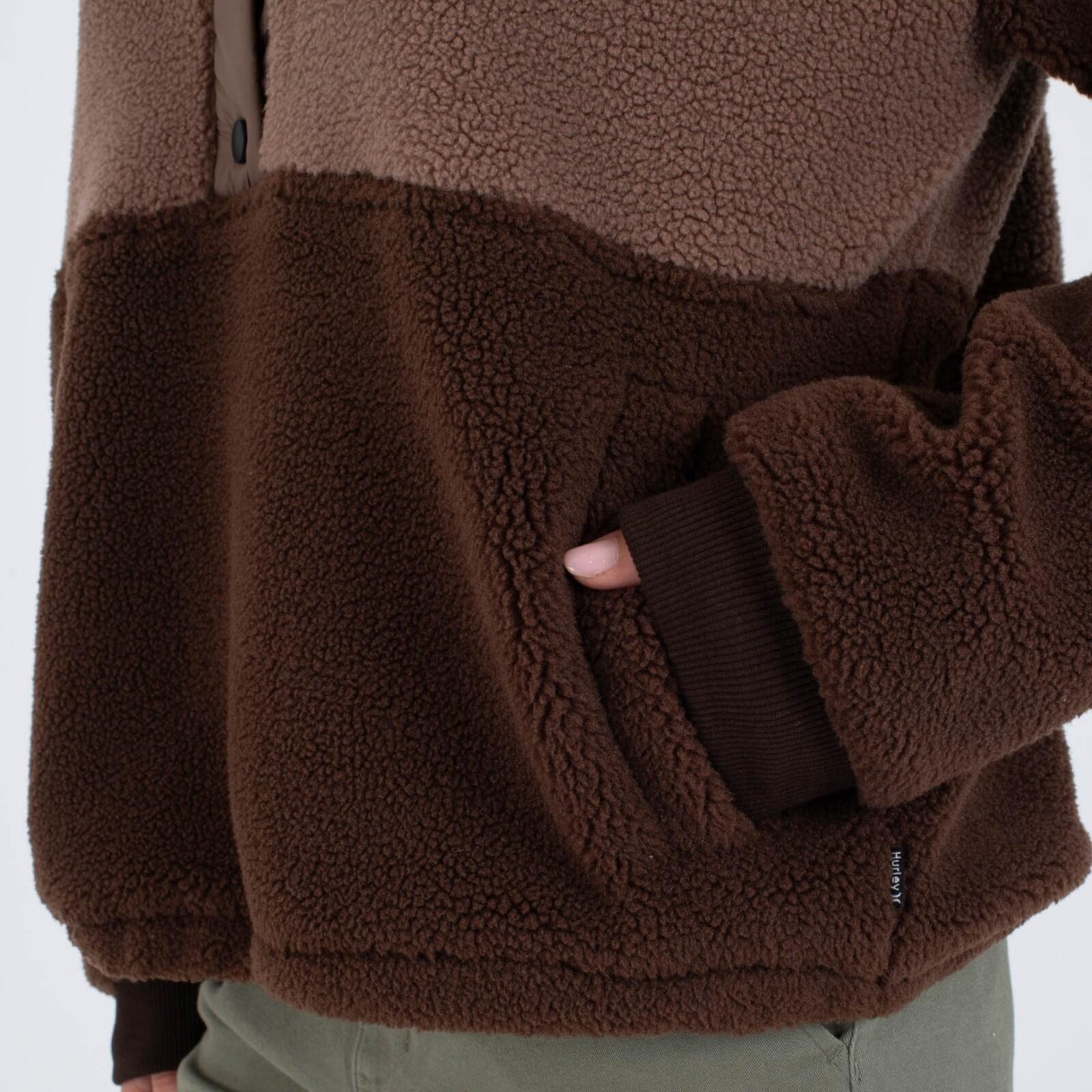 Hurley Comfort High Pile Fleece-Chocolate 5/7