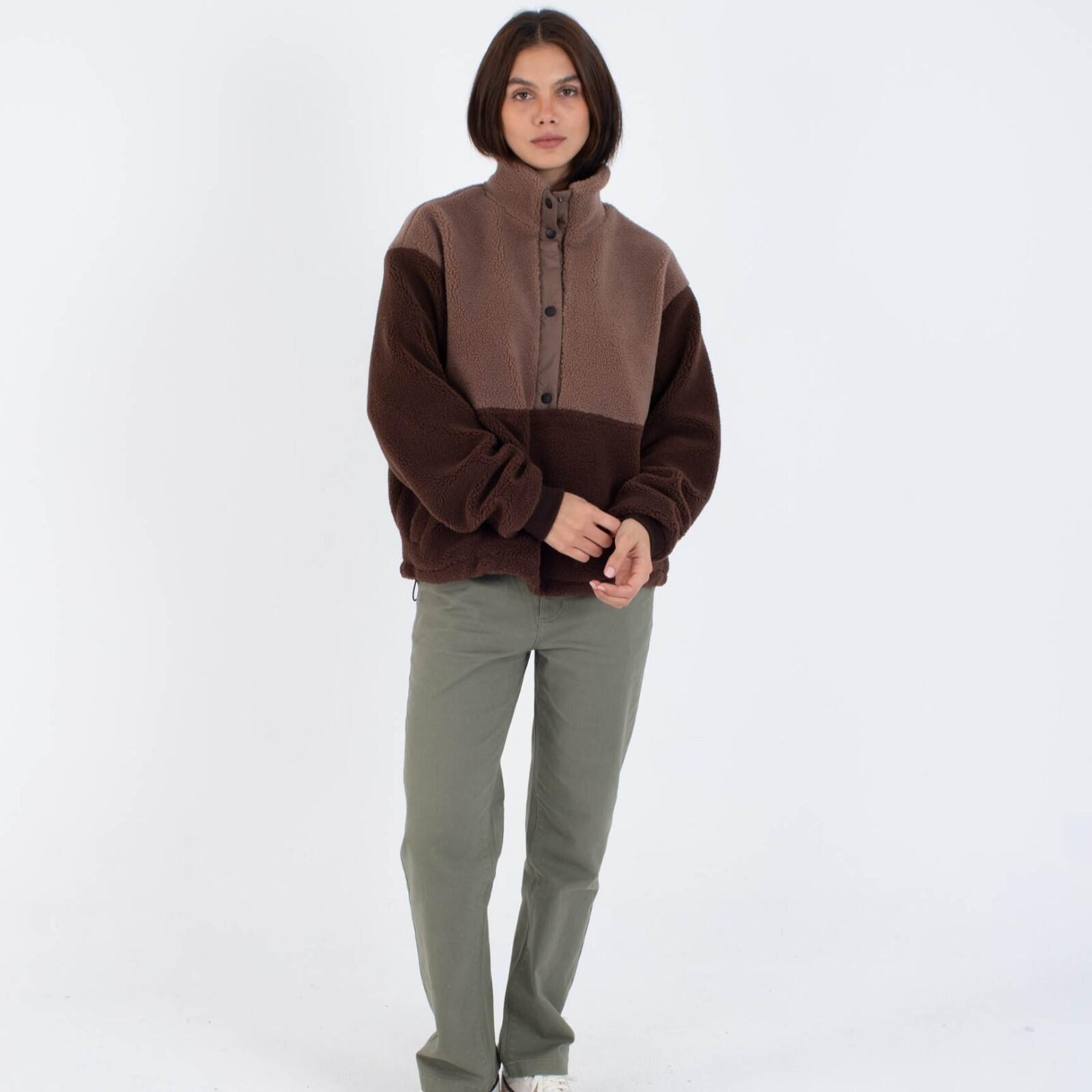 Hurley Comfort High Pile Fleece-Chocolate 4/7