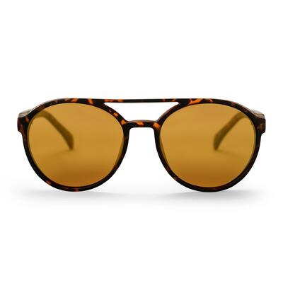 Chpo rickard schildpadbruin gouden zonnebril