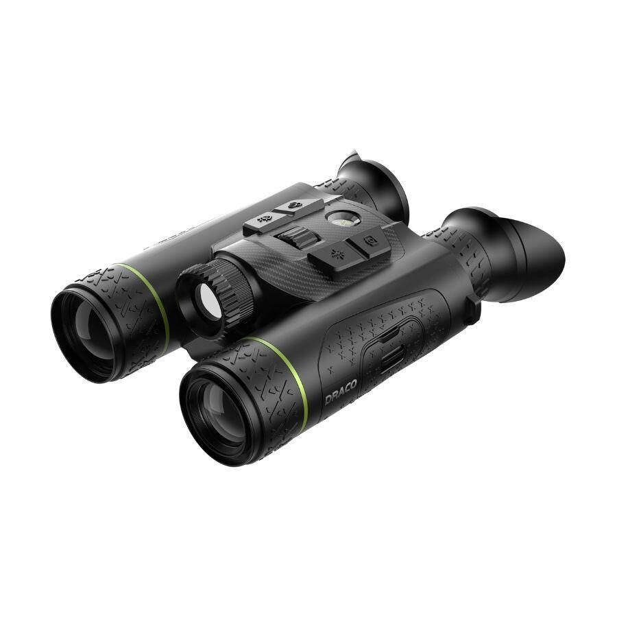 Pixfra - Jumelles Thermique Draco 640×512 & 4k Uhd, Télémètre 1000m Pour Chasse - Jumelles - Noir - No Size - Decathlon
