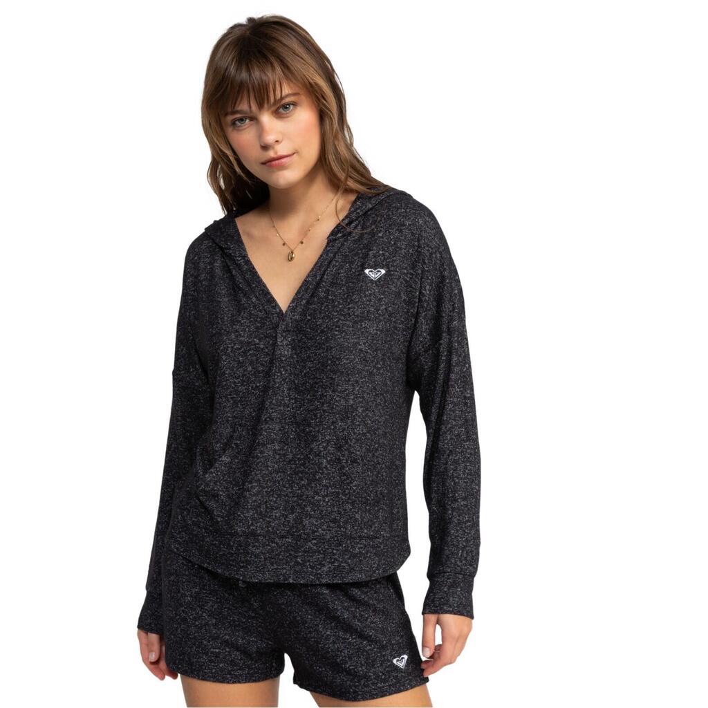 Roxy Saturdaze Cosy Hoodie-Anthracite