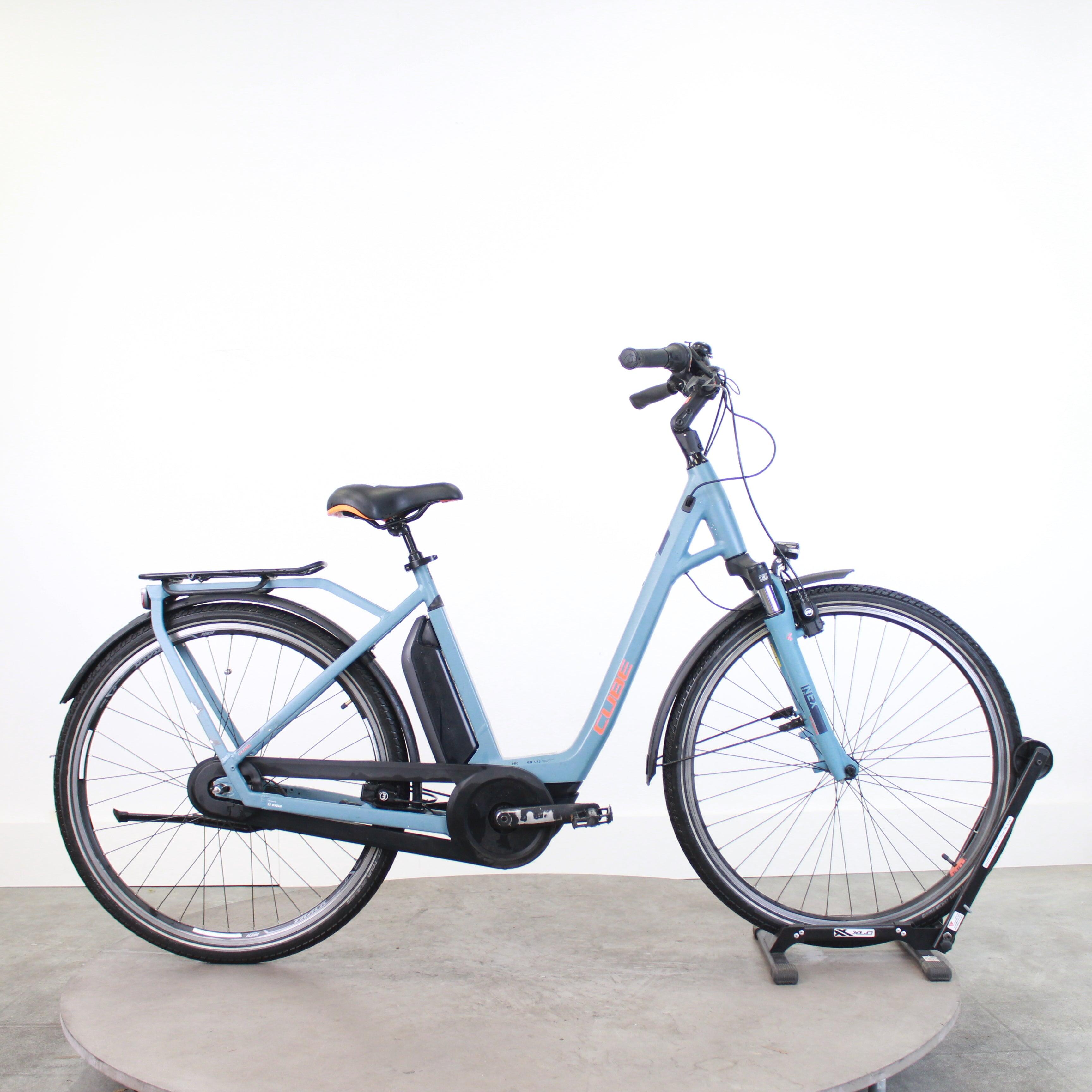 Cube - Reconditionné - Vtc Électrique Town Hybrid Pro - Excellent État - Vélo Tout Chemin - Bleu - 40 M - Decathlon