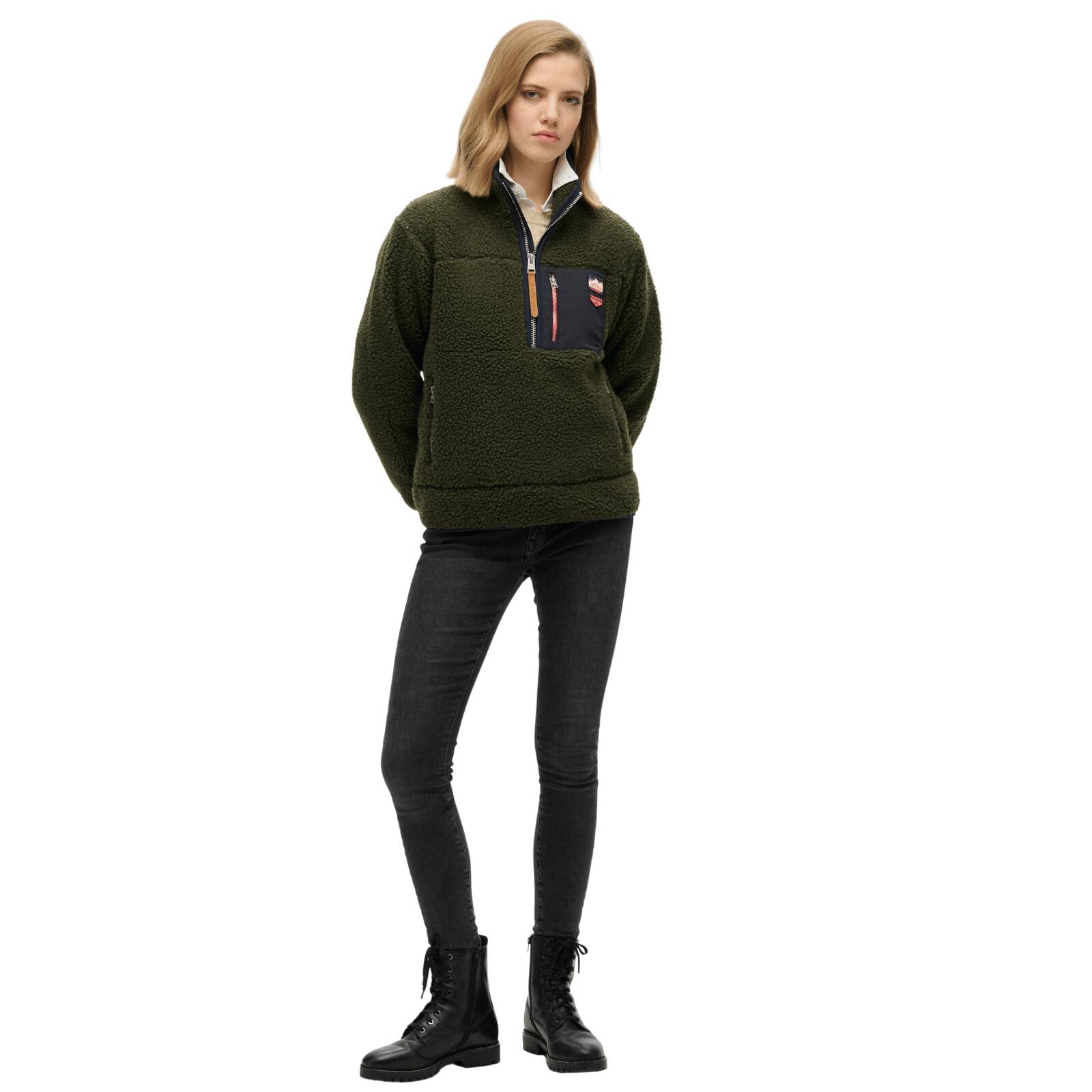 Női retro vintage polár 1/2 zip Superdry 2/7