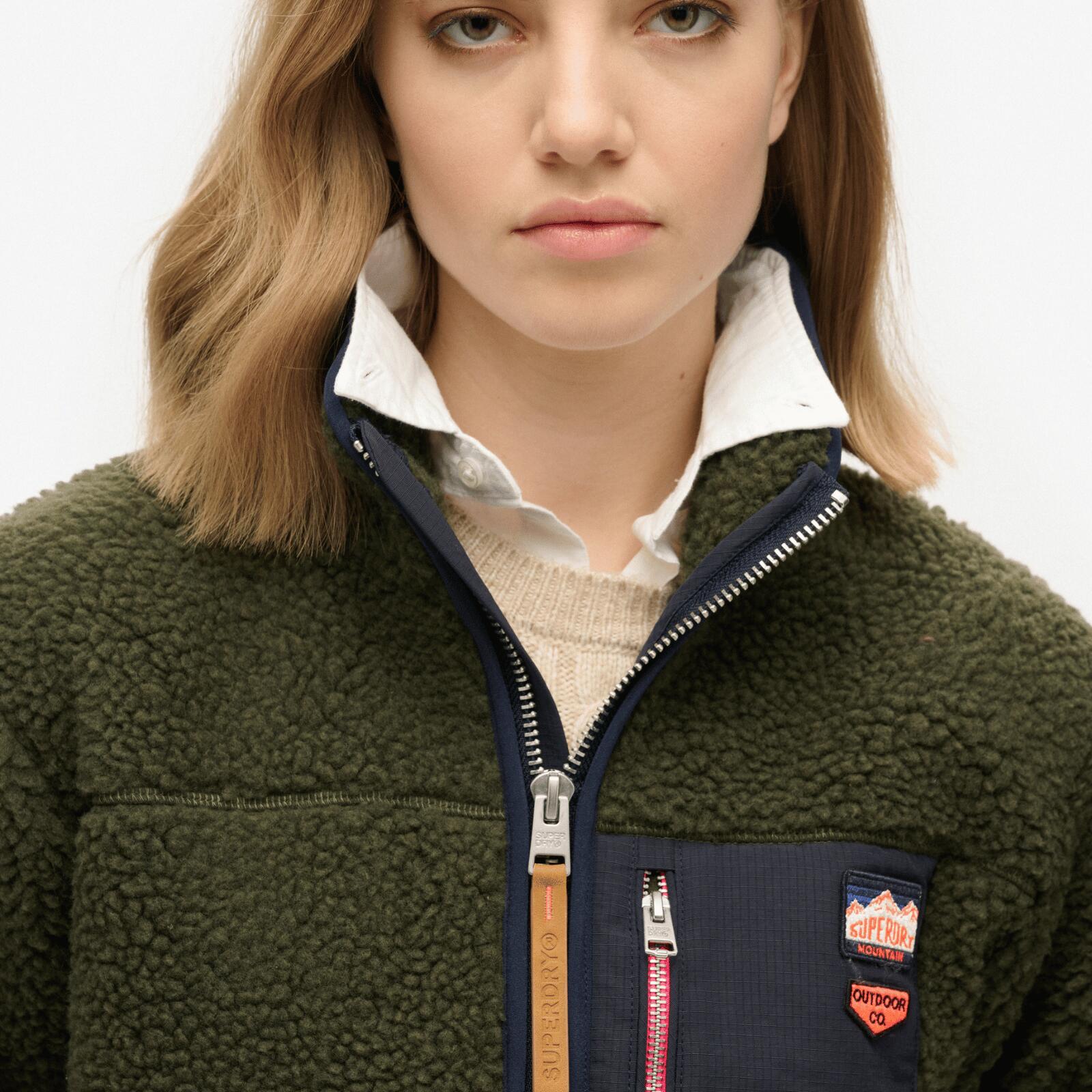 Női retro vintage polár 1/2 zip Superdry 5/7