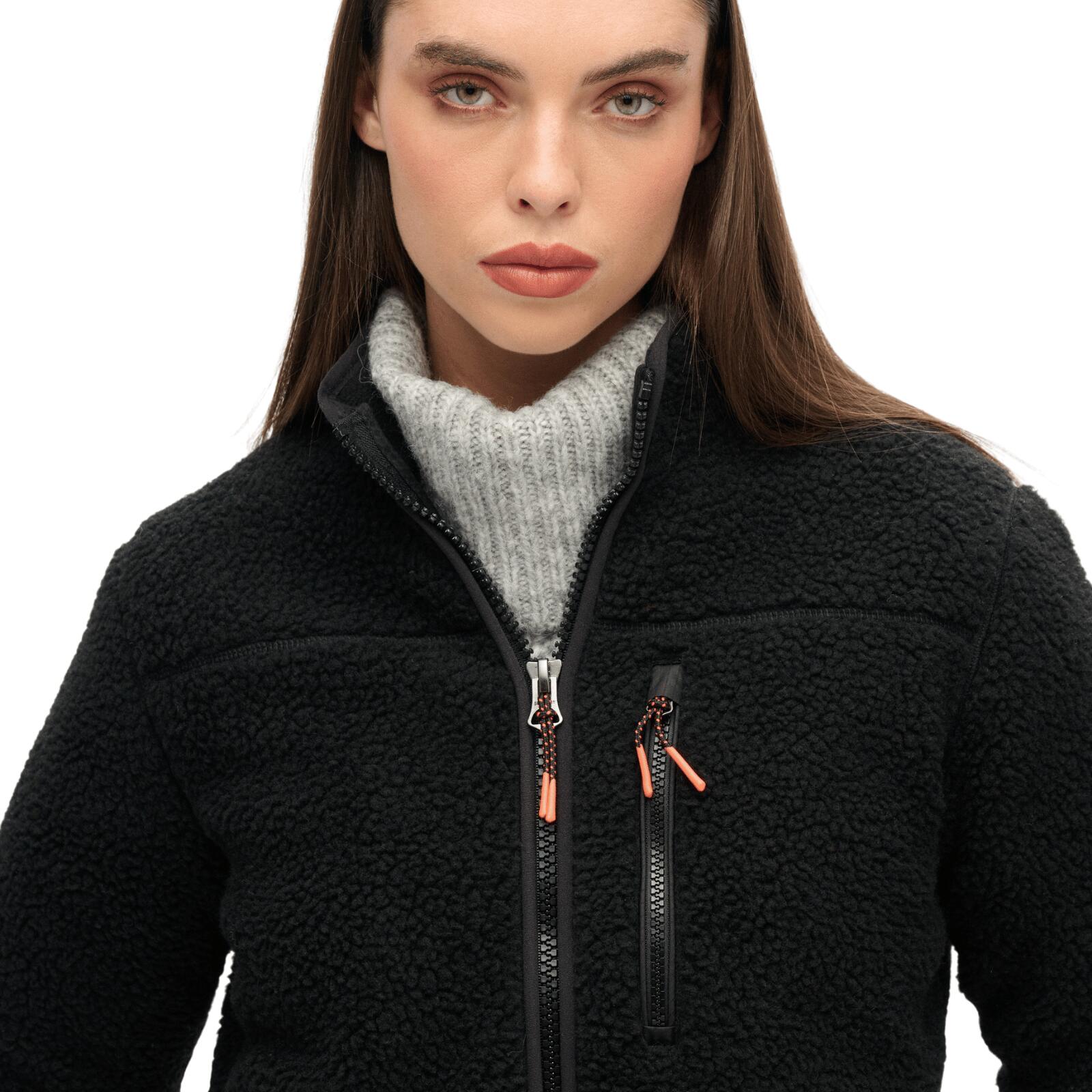 Fleece mit Reißverschluss Damen Superdry Outdoor 2/6