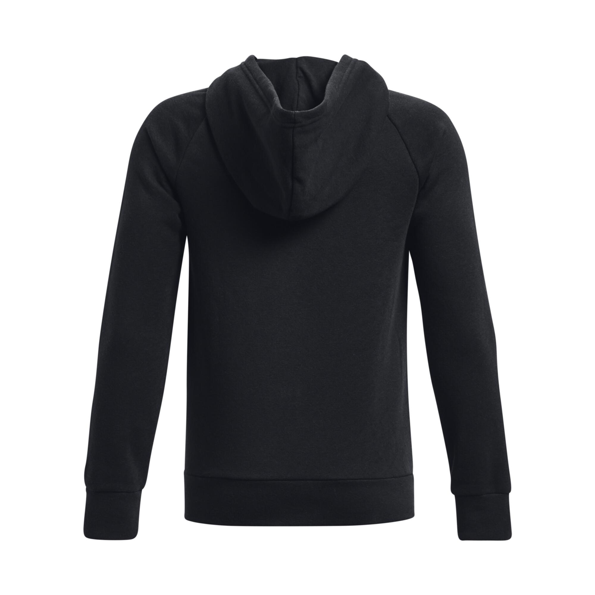 Sweatshirt à capuche molleton full zip enfant Under Armour Rival 2/2