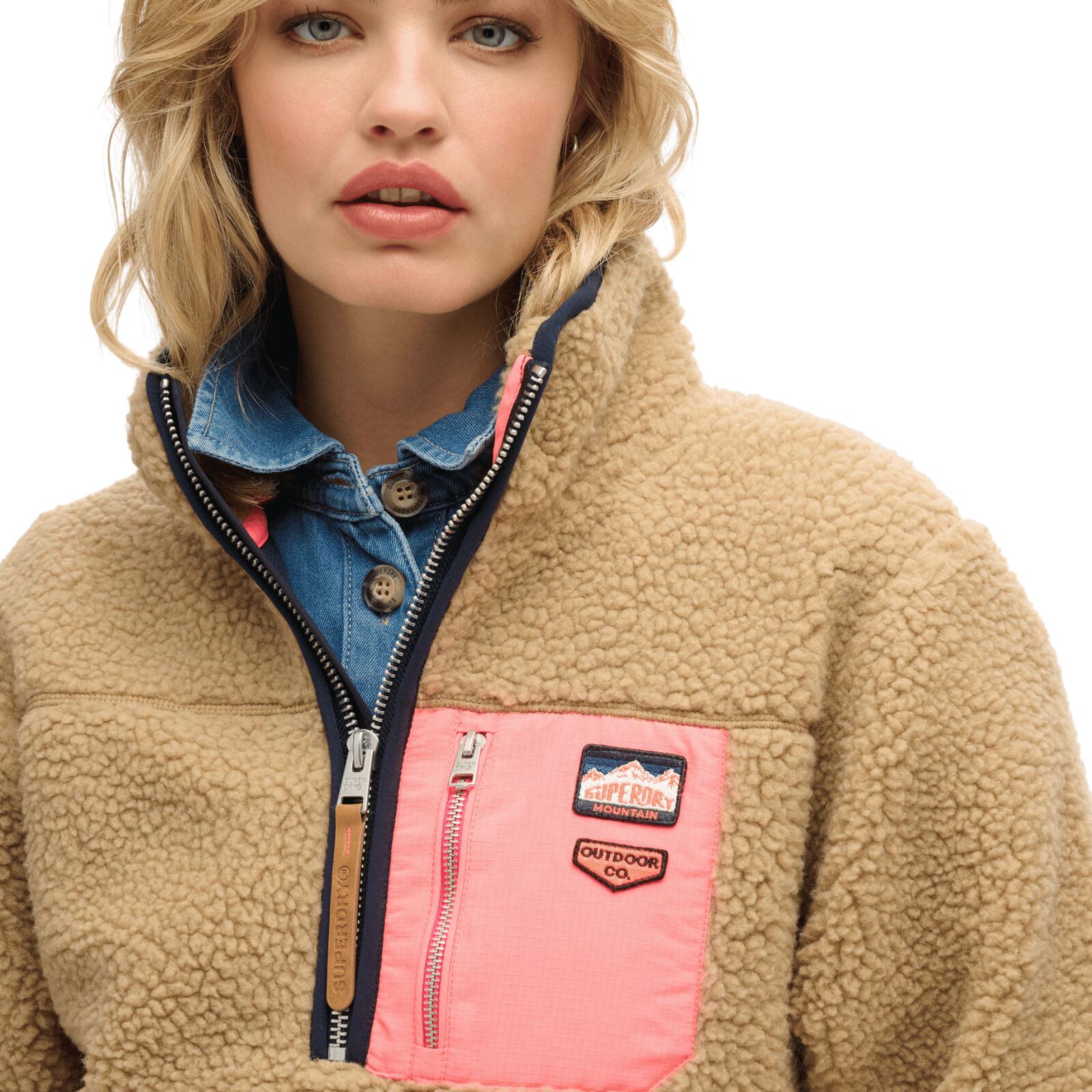 Polaire à demi fermeture zippée femme Superdry Vintage 3/6