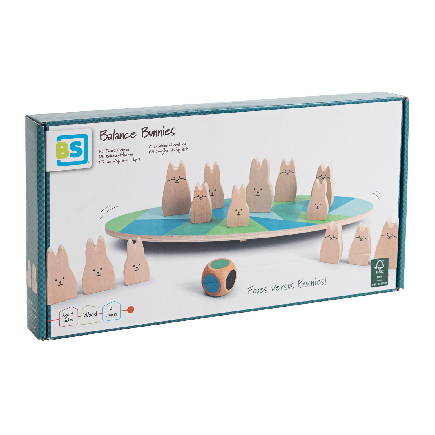 Geschicklichkeitsspiel Balance Bunnies Gesundheitssport Unisex 2/6