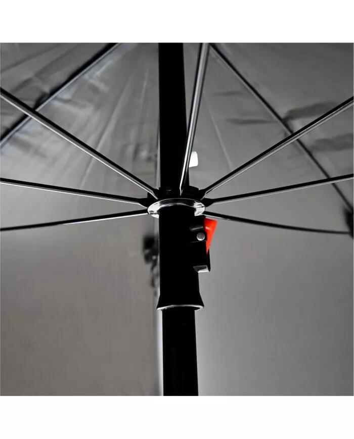 Parasol wędkarski szeroki stabilny wysokość 250 cm 3/5