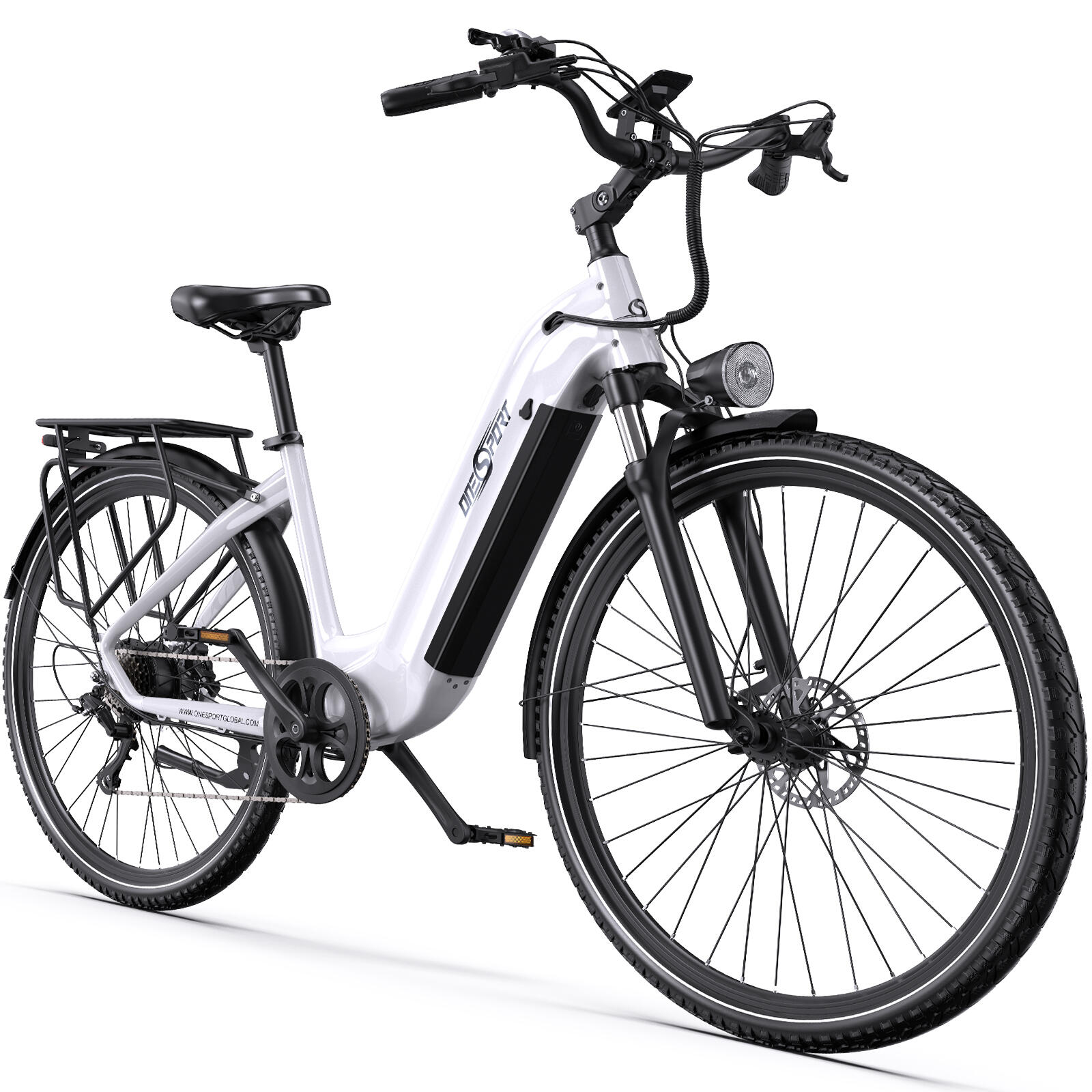 ONESPORT ONESPORT Bicicletta elettrica 810Wh – sensore di coppia, freni idraulici, 140 km