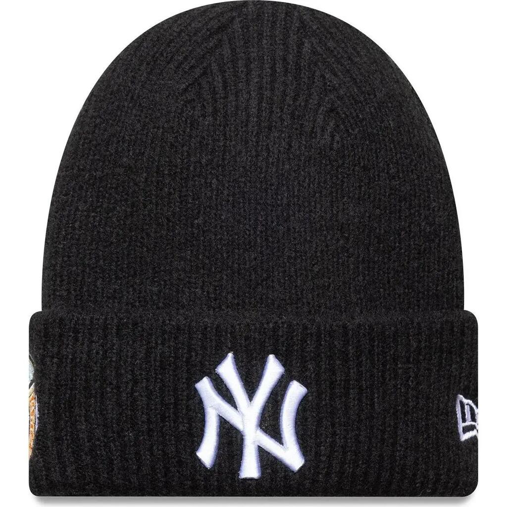 New Era KNIT MEDIUM Beanie-Black