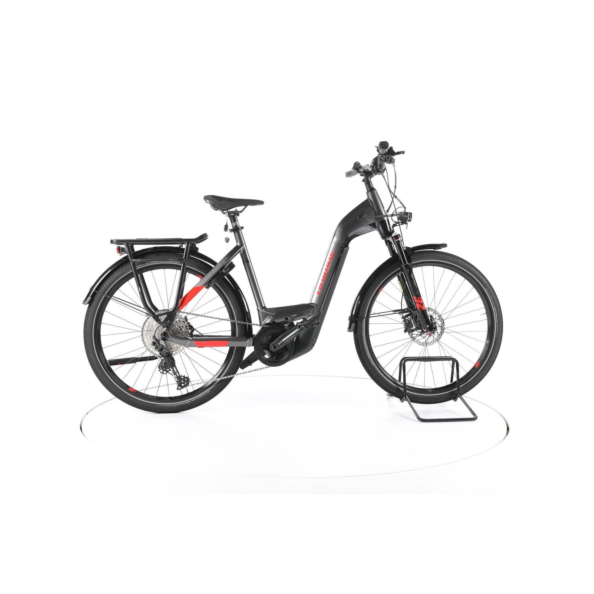 Haibike - Reconditionné - Haibike Trekking 9 Trekking Vélo Entrée Basse - Très Bon - Vélo De Voyage - Noir - 54 - Decathlon