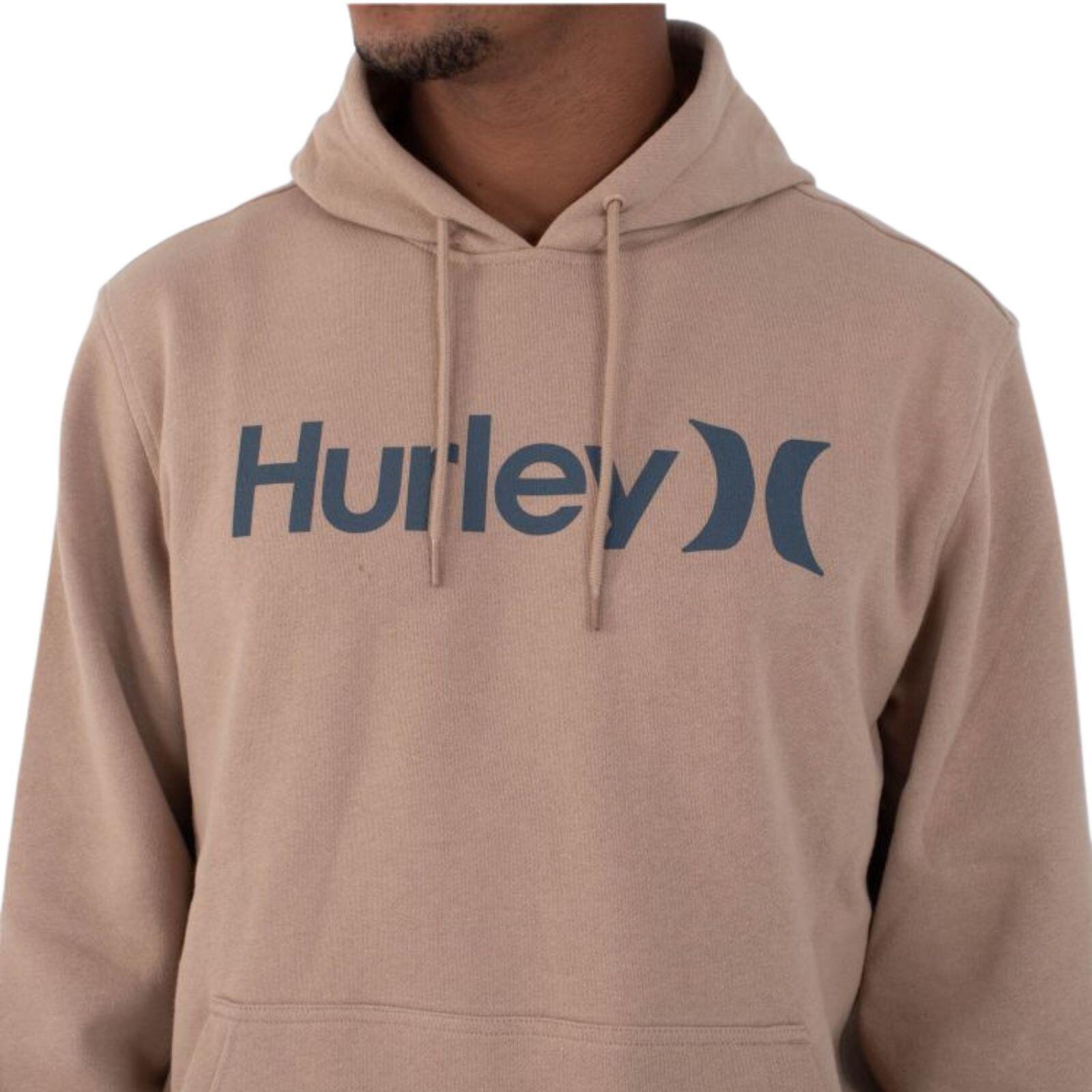 Hurley One & Only Solid Hoodie-Bristlecone Htr 2/3