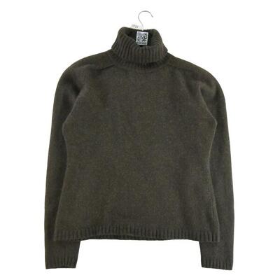 Tweedehands - dames bruine wol en kasjmier trui - als nieuw