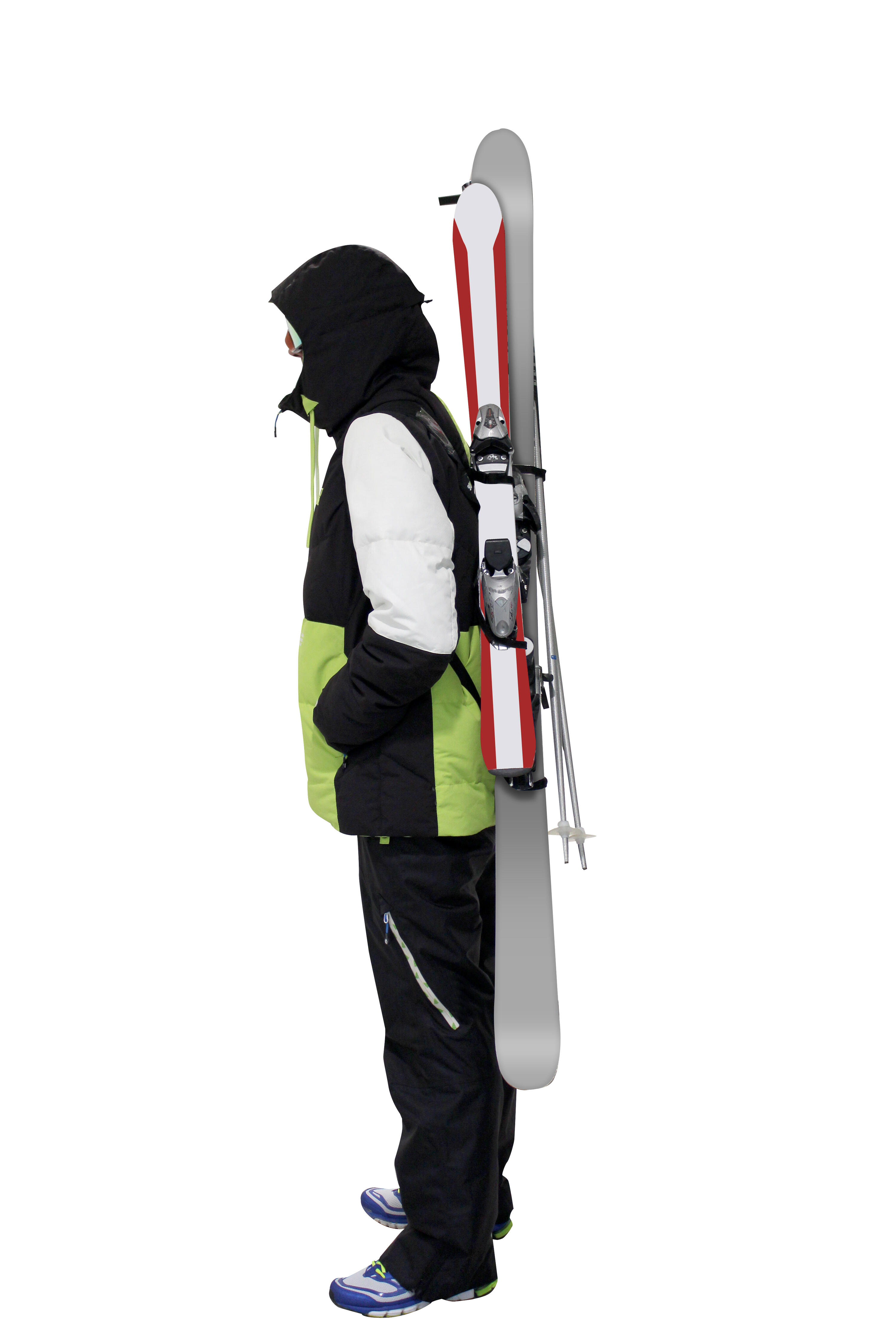 Porte-skis Double - Noir 2/4
