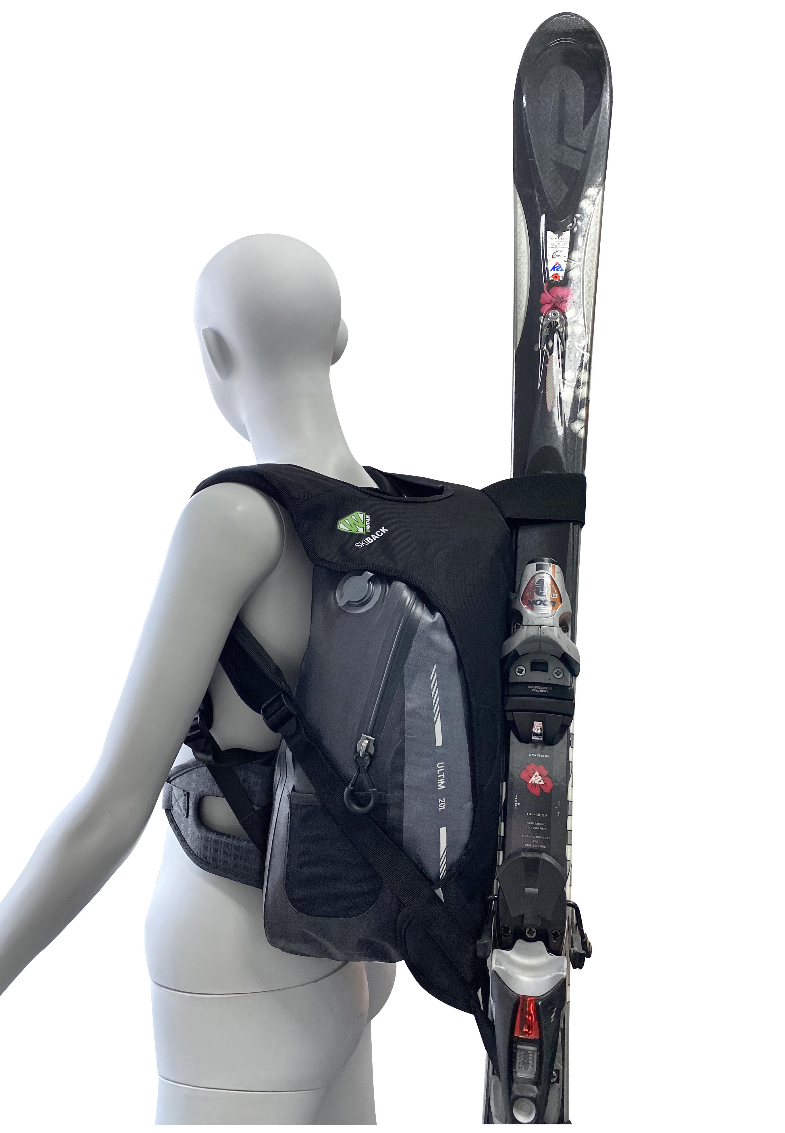 Porte-skis Double - Noir 4/4