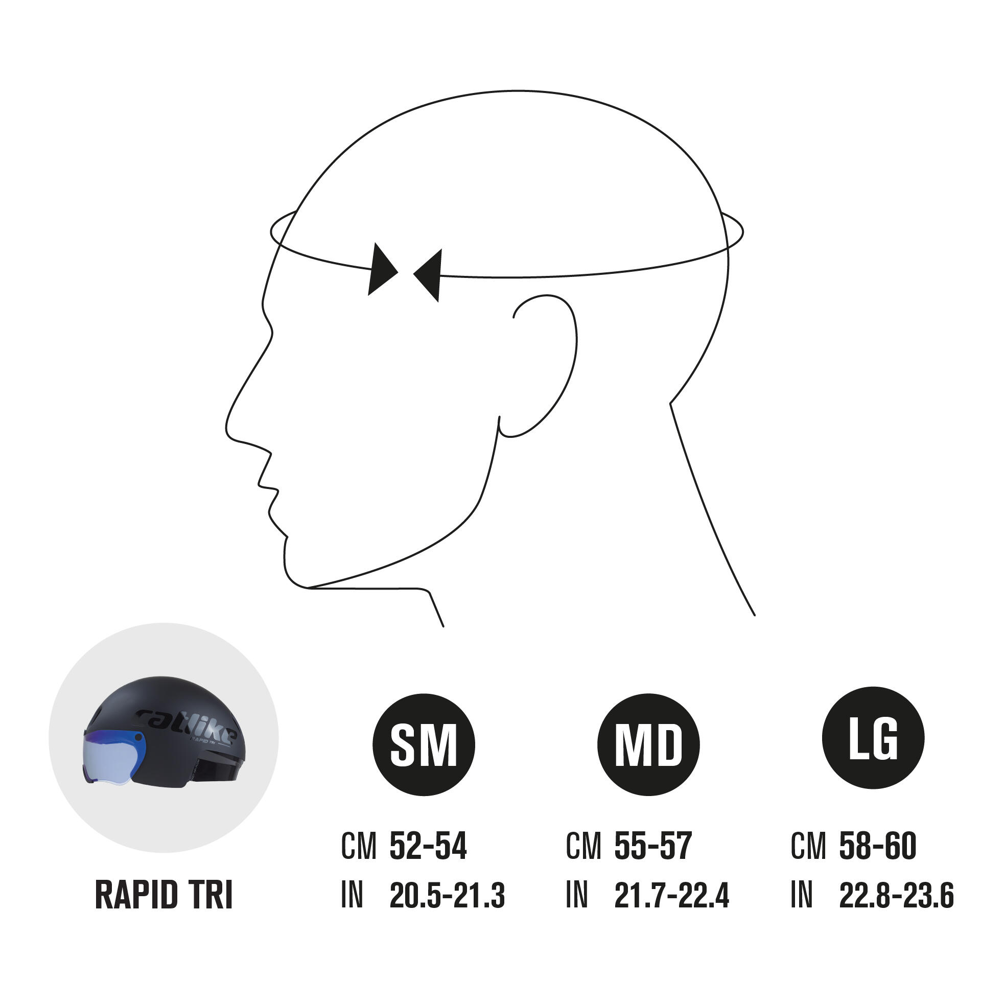 Catlike Rapid Tri - TT AERO Pro Tijdrit Helm - Zwart 2/7