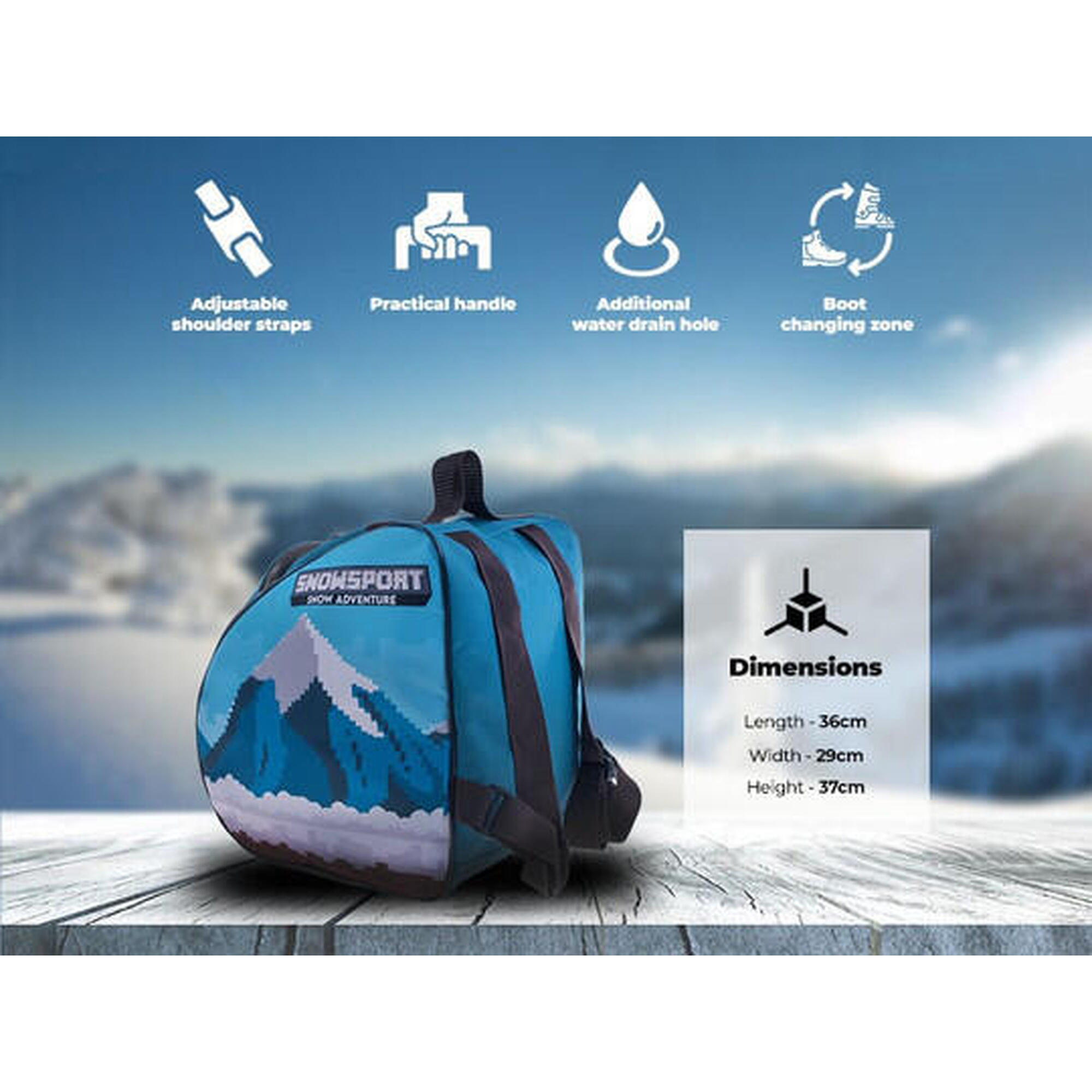 SNOWSPORT Snowsportovní vak na lyžařské boty SnowCraft dětský obal na lyžařské boty