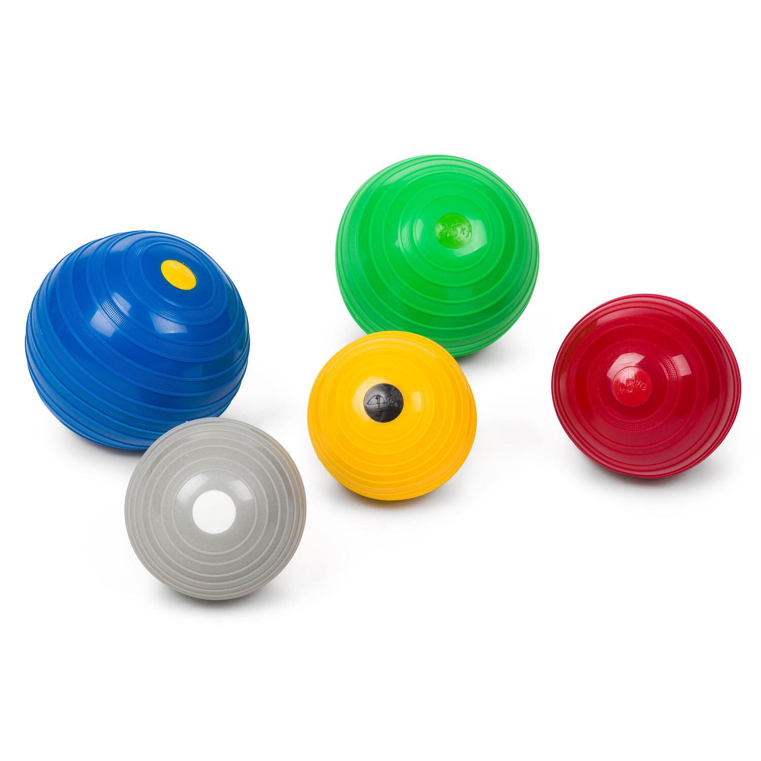 Gewichtsball Stonie 0,5 kg, Silber-Grau Fitness / Krafttraining Unisex Grau 2/3