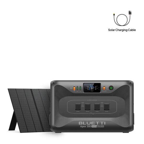BLUETTI Apex 300 + 350W Solarpanel, 2764Wh 3840W für Camping & Abenteuer