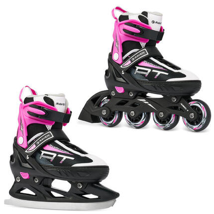 Patines Ajustables 2en1 Profession Blanco/Oro