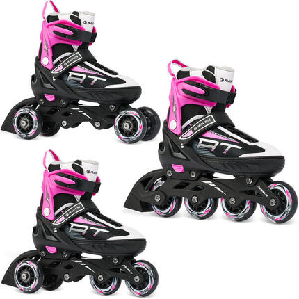 Patines ajustables 3en1 Profession Blanco/Oro