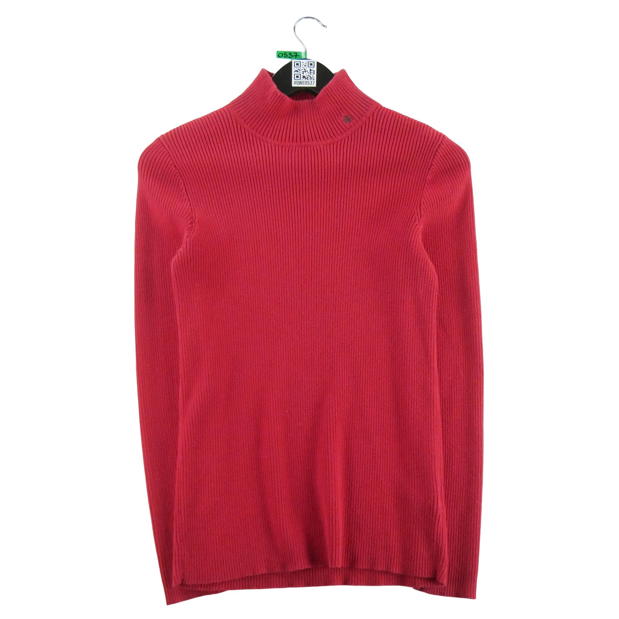 RALPH LAUREN Reconditionné - Pull Femme Rouge - Très Bon État