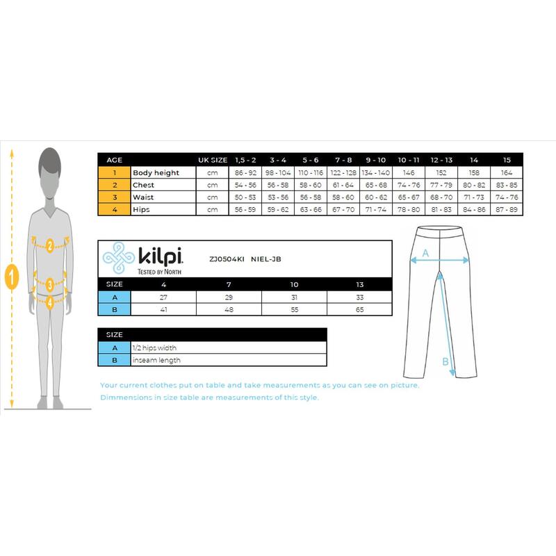 Baselayer KILPI Niel, Negru, Copii