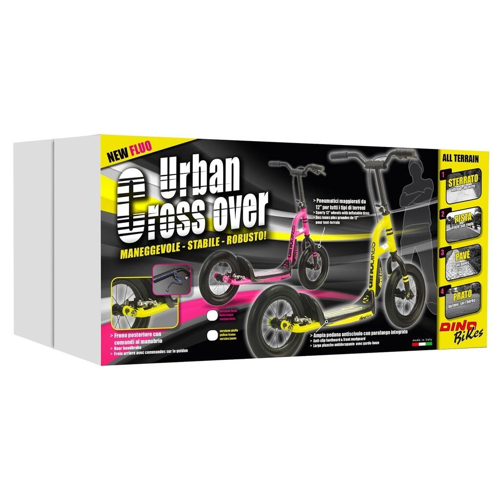 Trotinette 303 Urban Crossover - Jaune Fluo 3/4