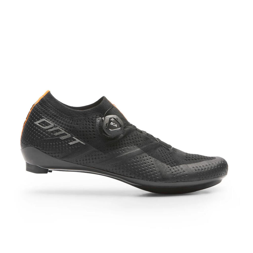 DMT KR1 Road Shoes — Engineered 3D Knit, BOA, Carbon (Black)